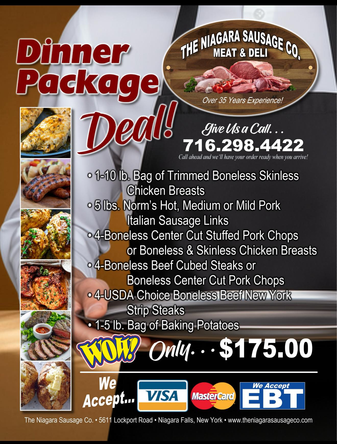 The Niagara Sausage Company Menu