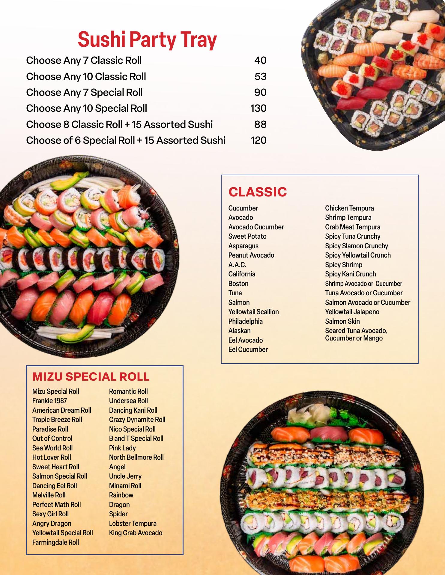 Mizu II Japanese Fusion 2464 Jerusalem Ave, North Bellmore