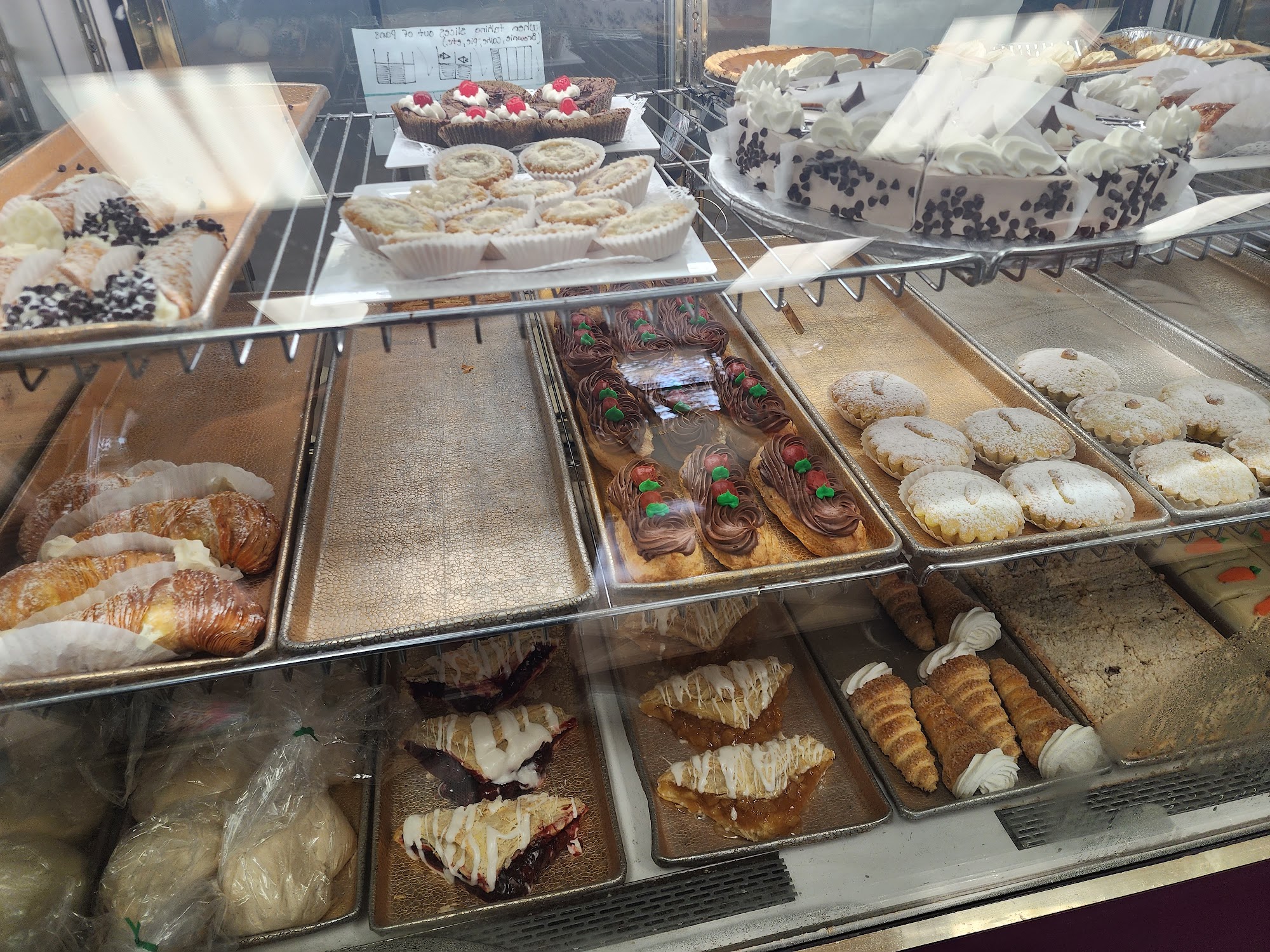 Mario's Bakery Inc Menu