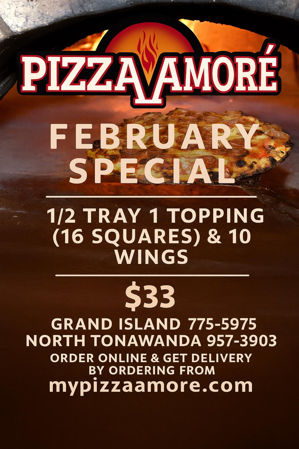 North Tonawanda-Pizza Amore “The Wood Fire Way” North Tonawanda