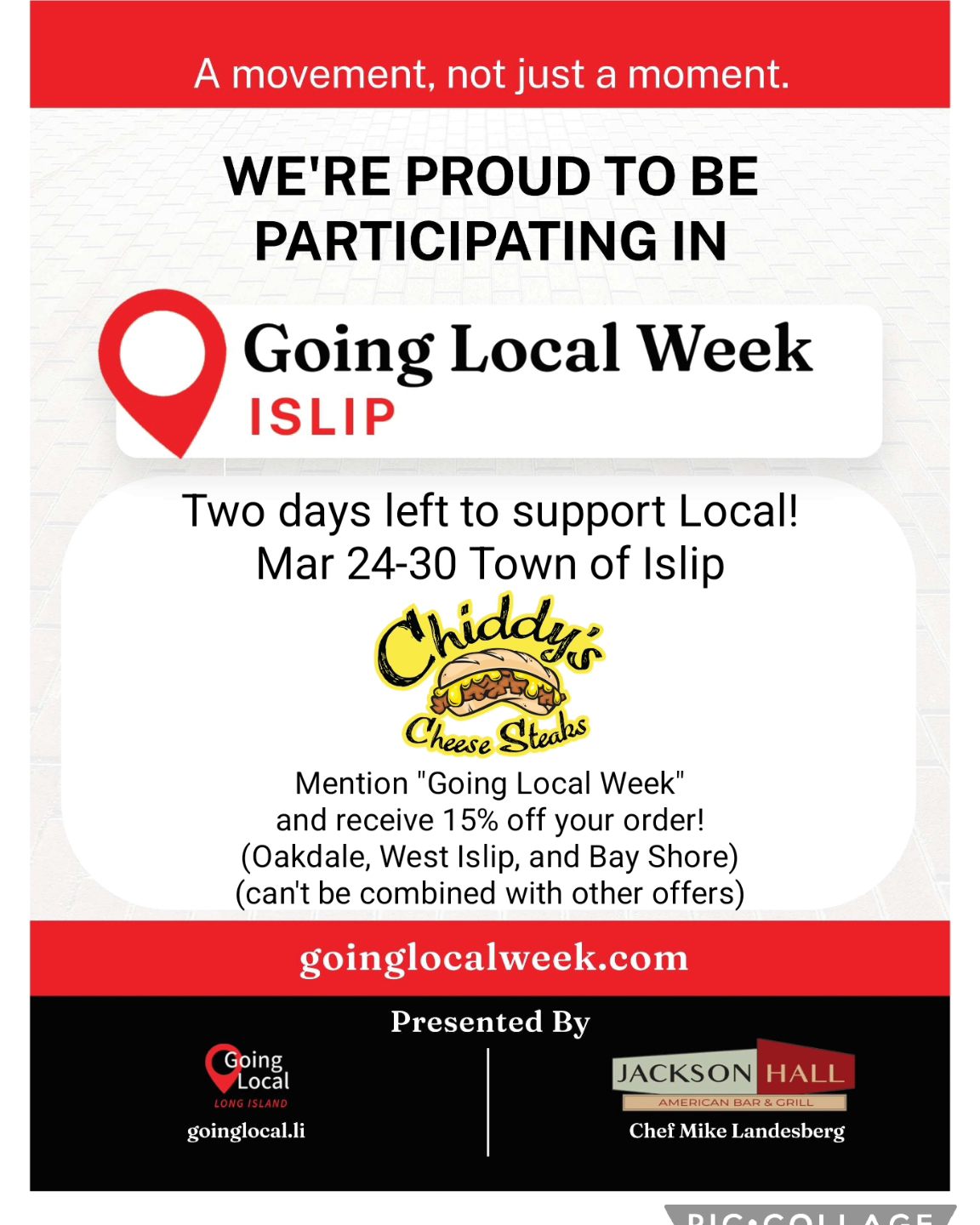 Chiddy's Cheesesteaks of Oakdale Menu