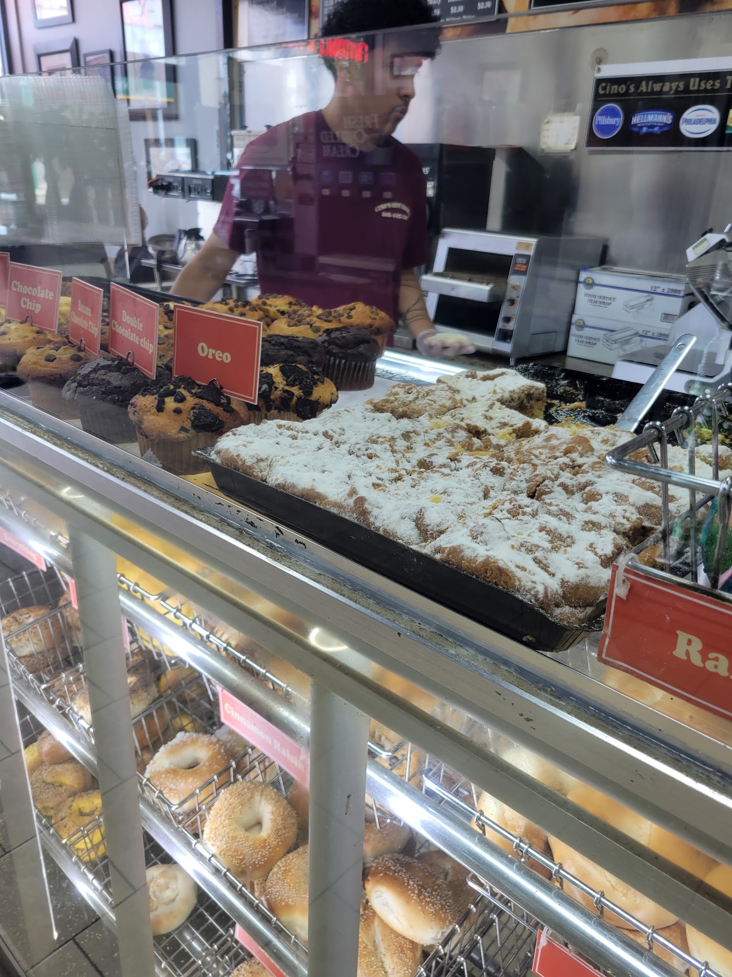 Cino's Hot Bagels Menu