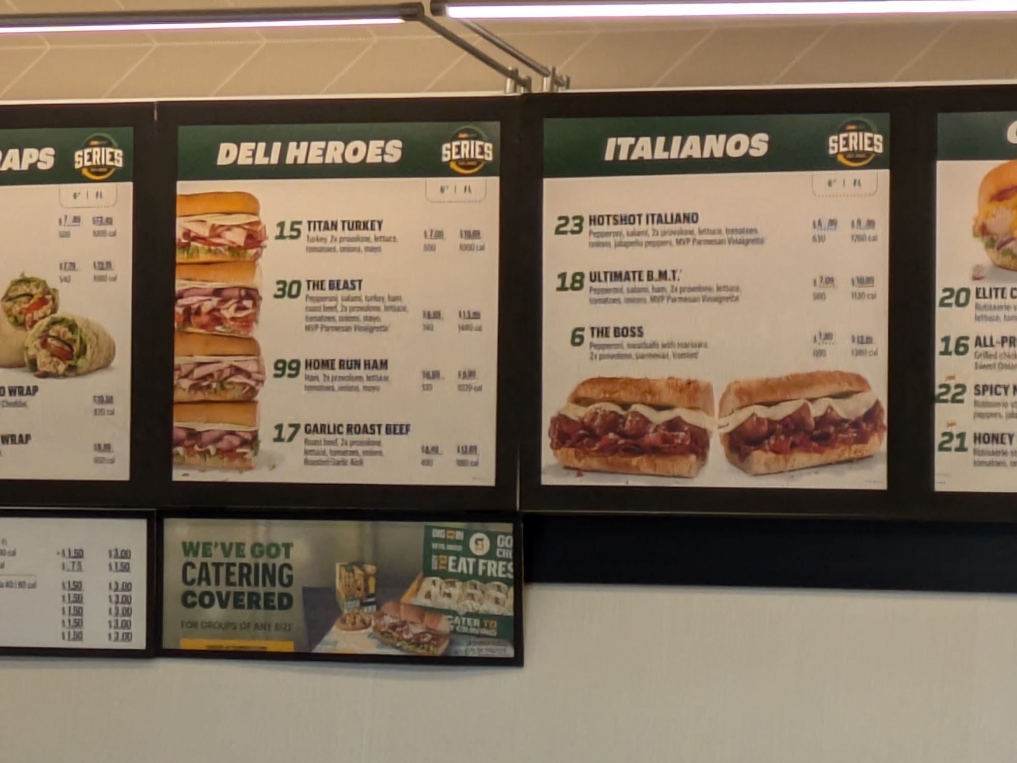 Tim Hortons Menu