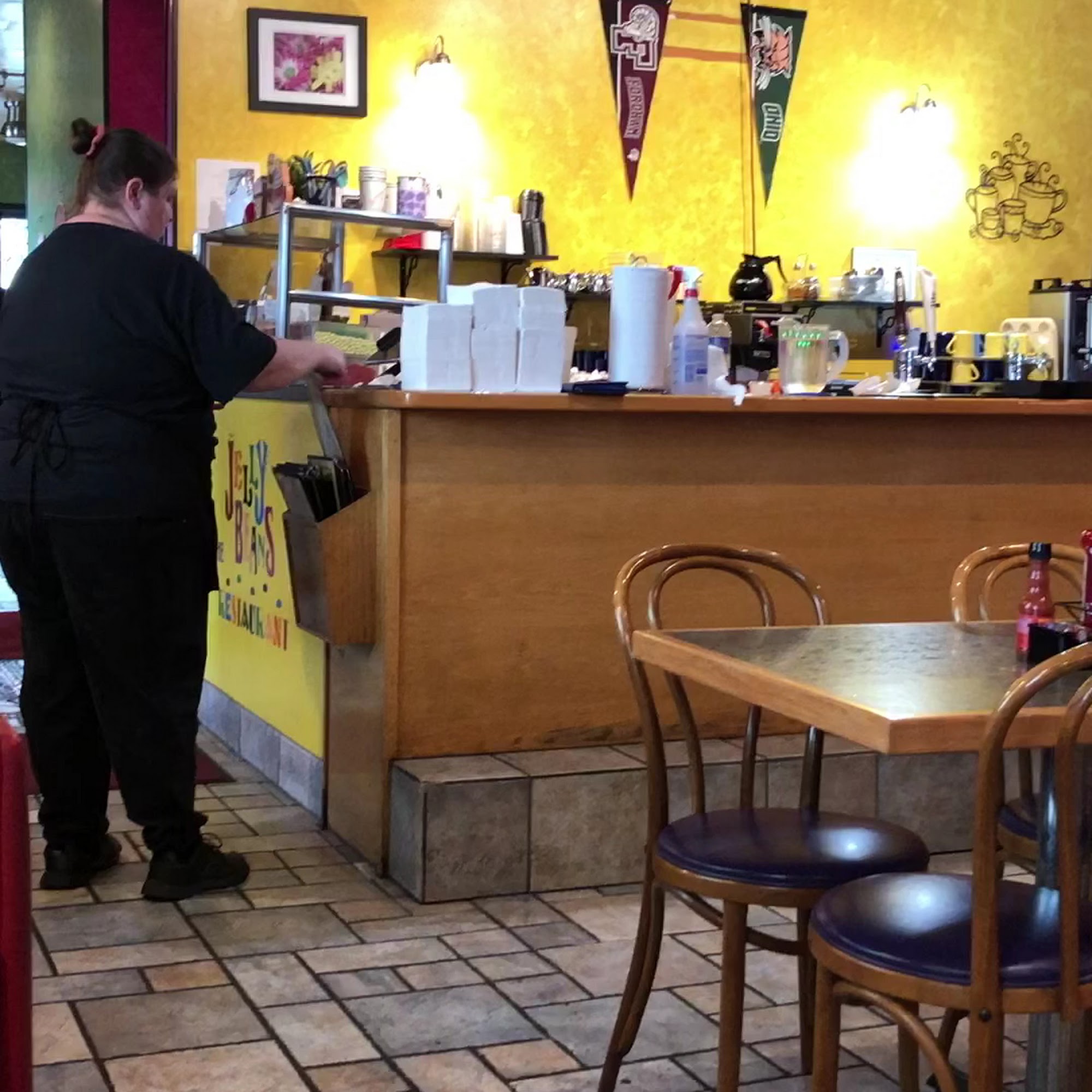 Jelly Beans Painted Post