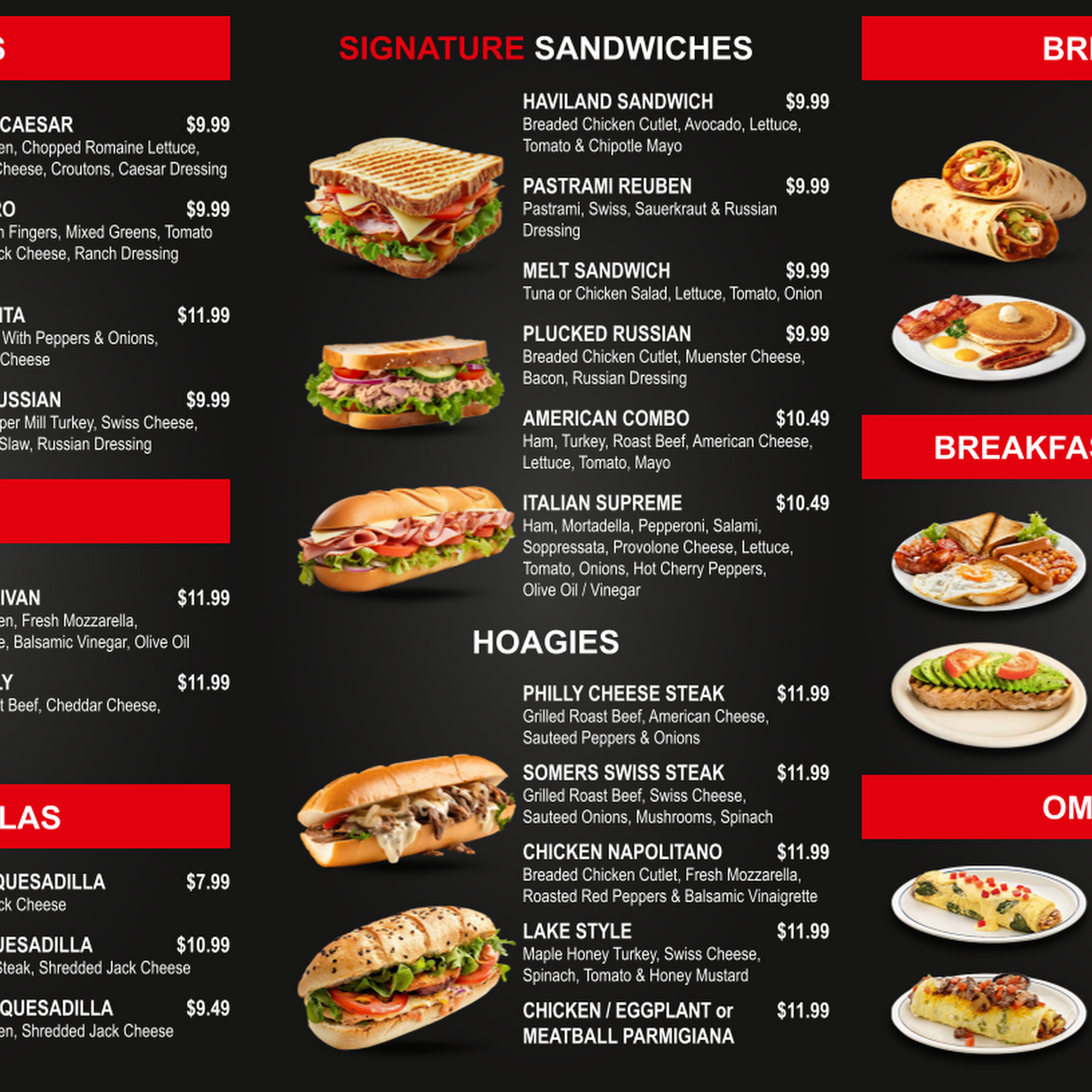 Haviland Deli Cafe Menu