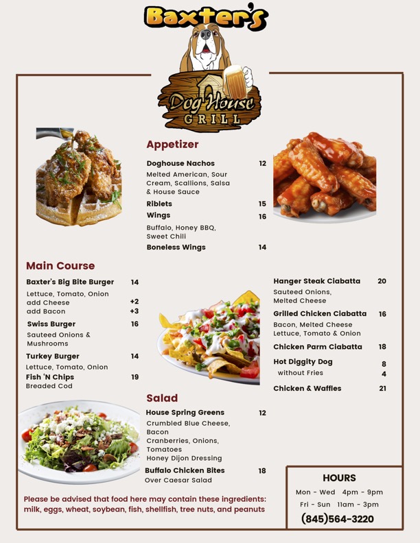 The Grille at Turtle Creek Menu