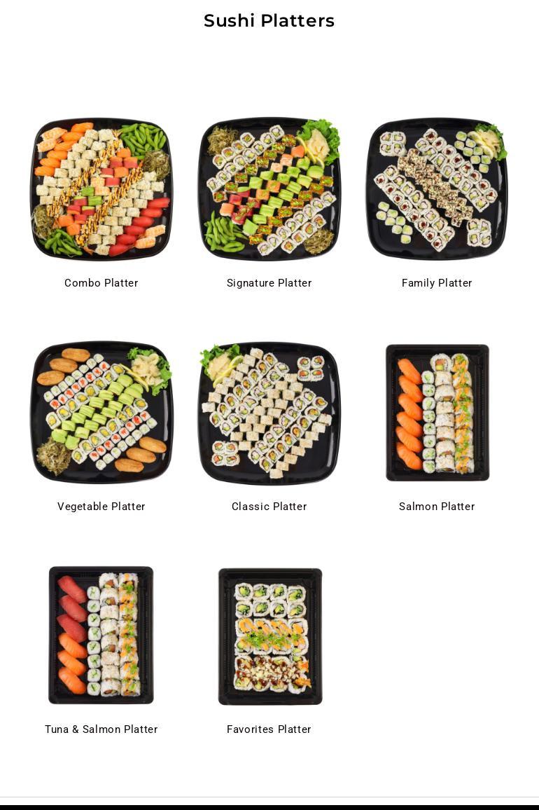 Genji Sushi Menu