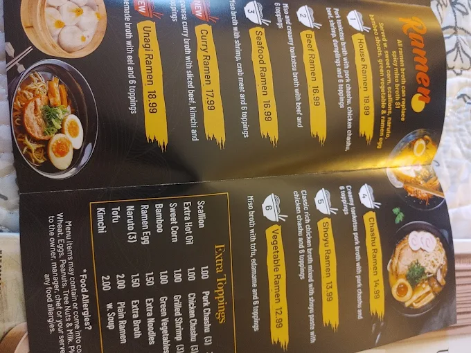 Dumpling King Menu