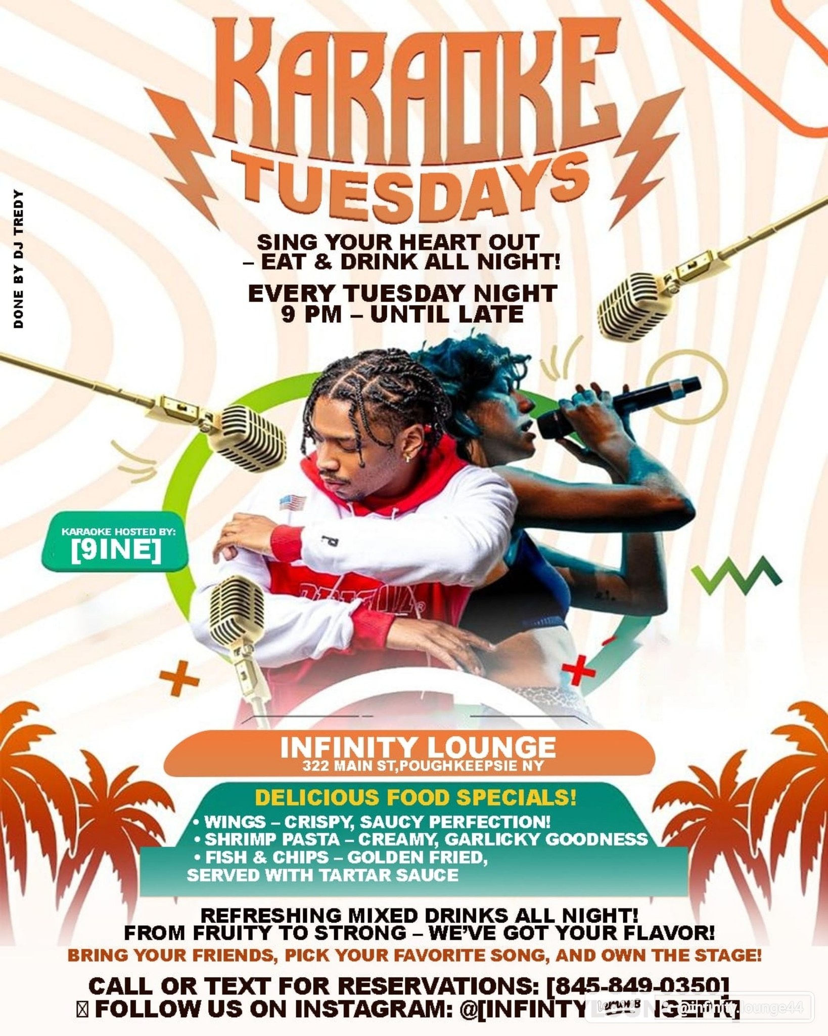 Infinity Lounge Menu