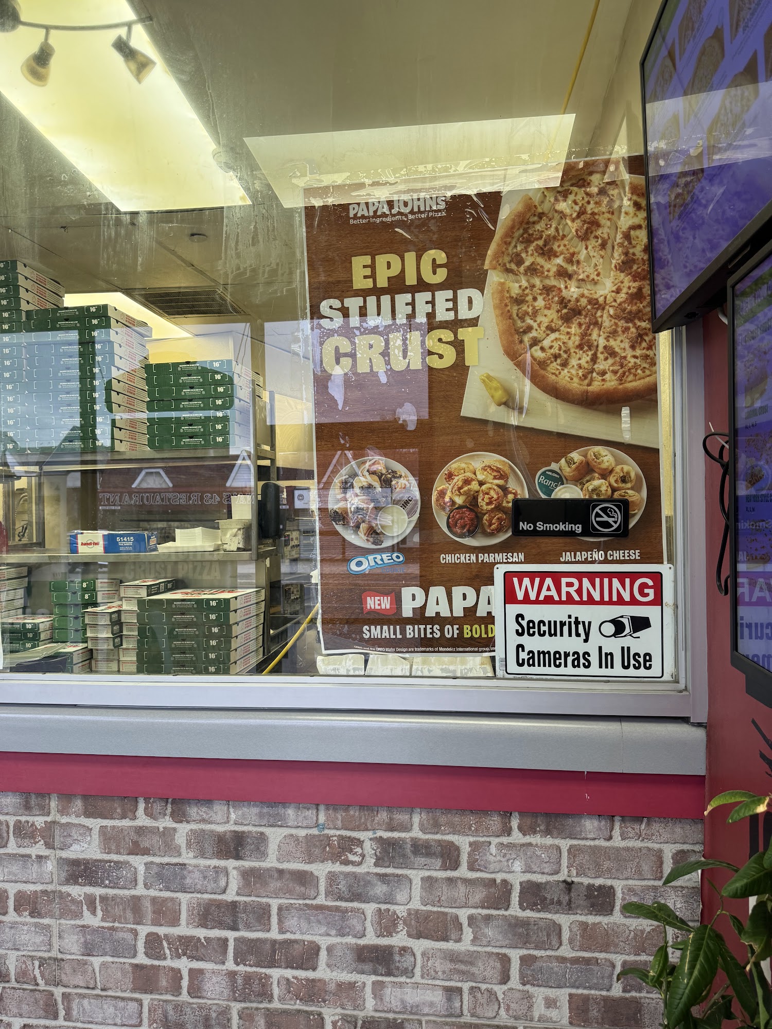 Papa Johns Pizza Menu