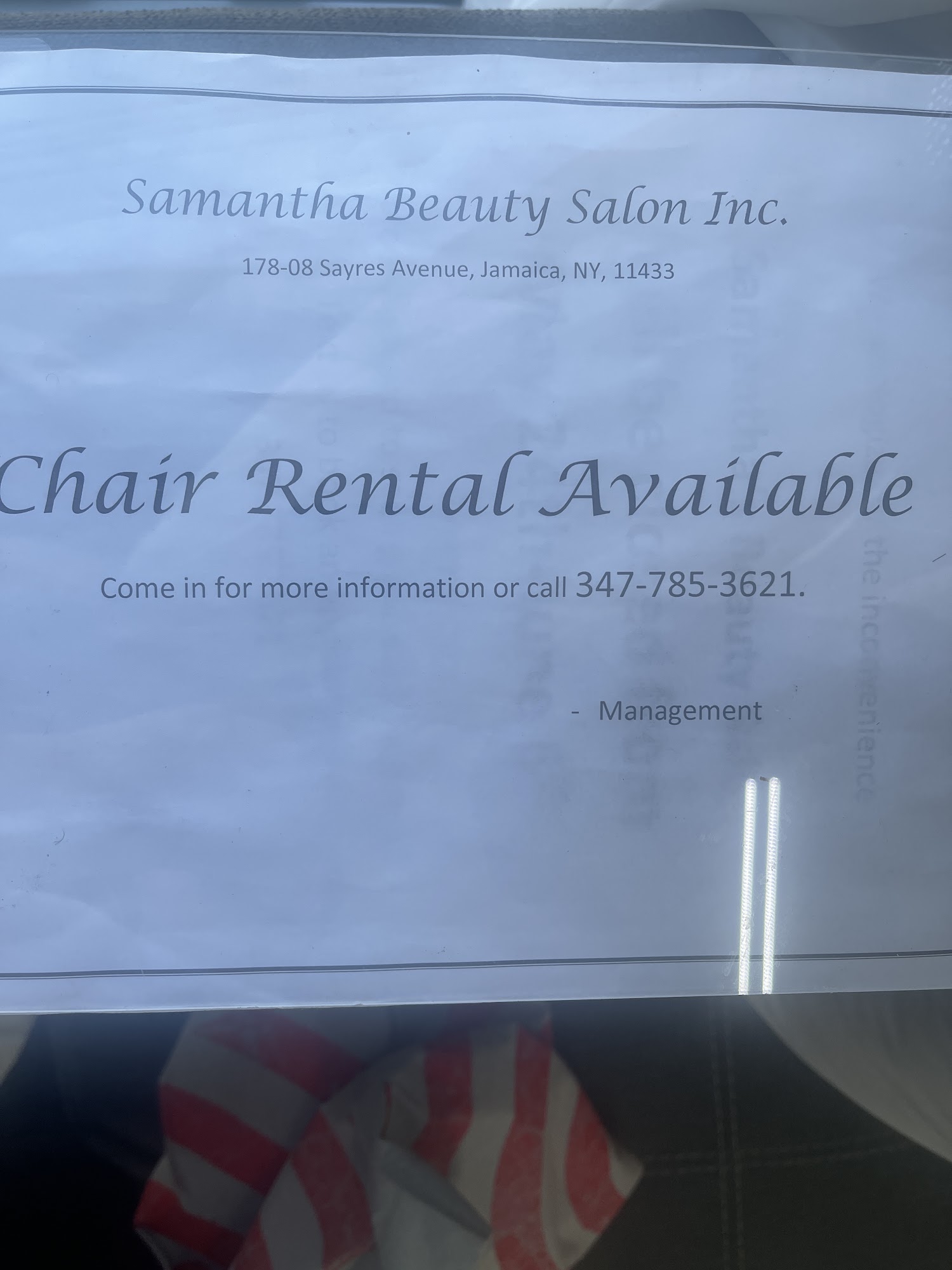 Samantha's Dominican Beauty Salon 178-08 Sayres Ave, Queens New York 11433