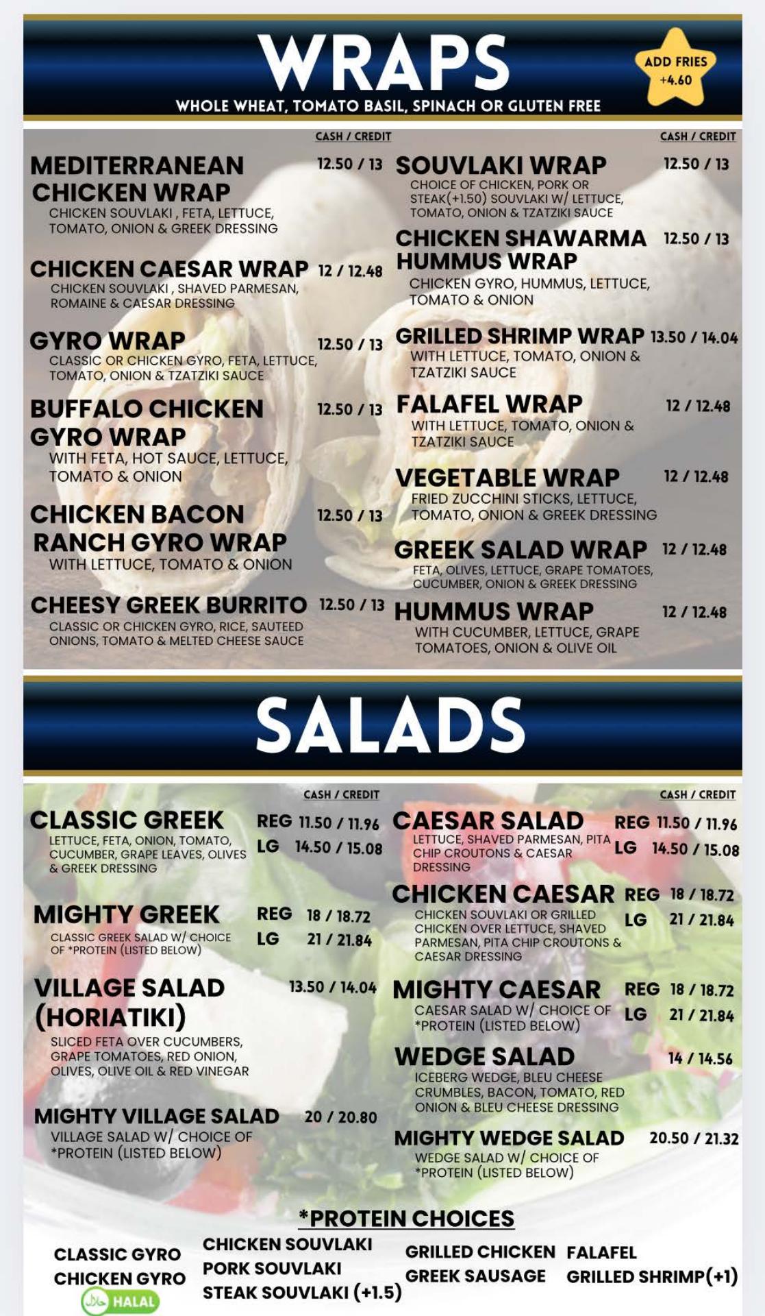Hampton Gyro of Riverhead Menu