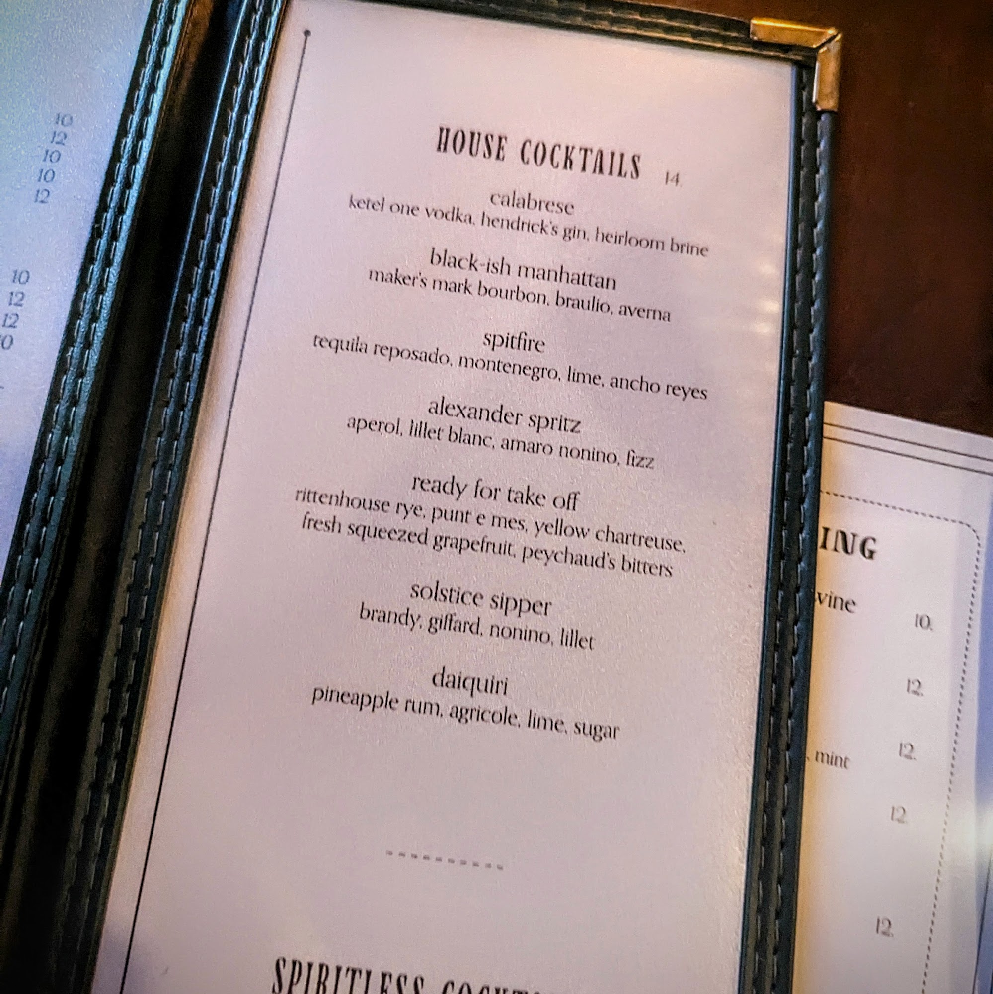 The Alexander Menu