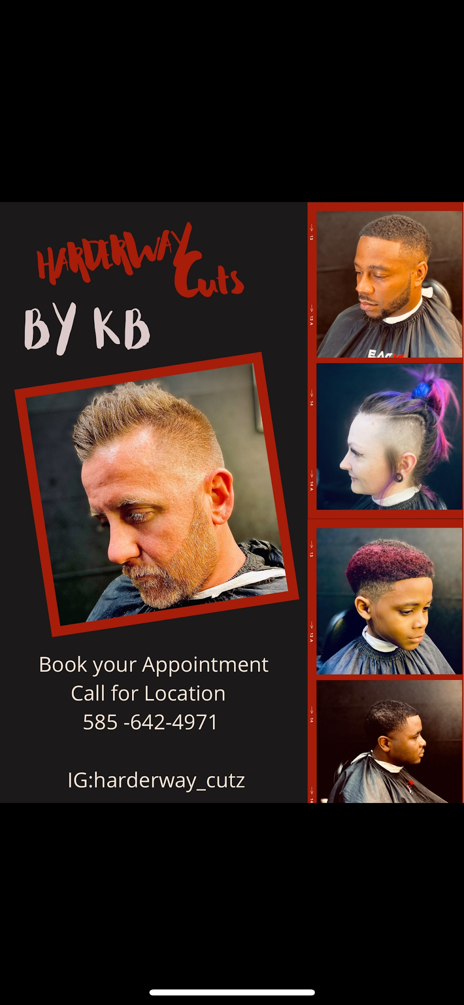 Harderway Cutz By Kb 510 State St ste 9A, Rochester New York 14608