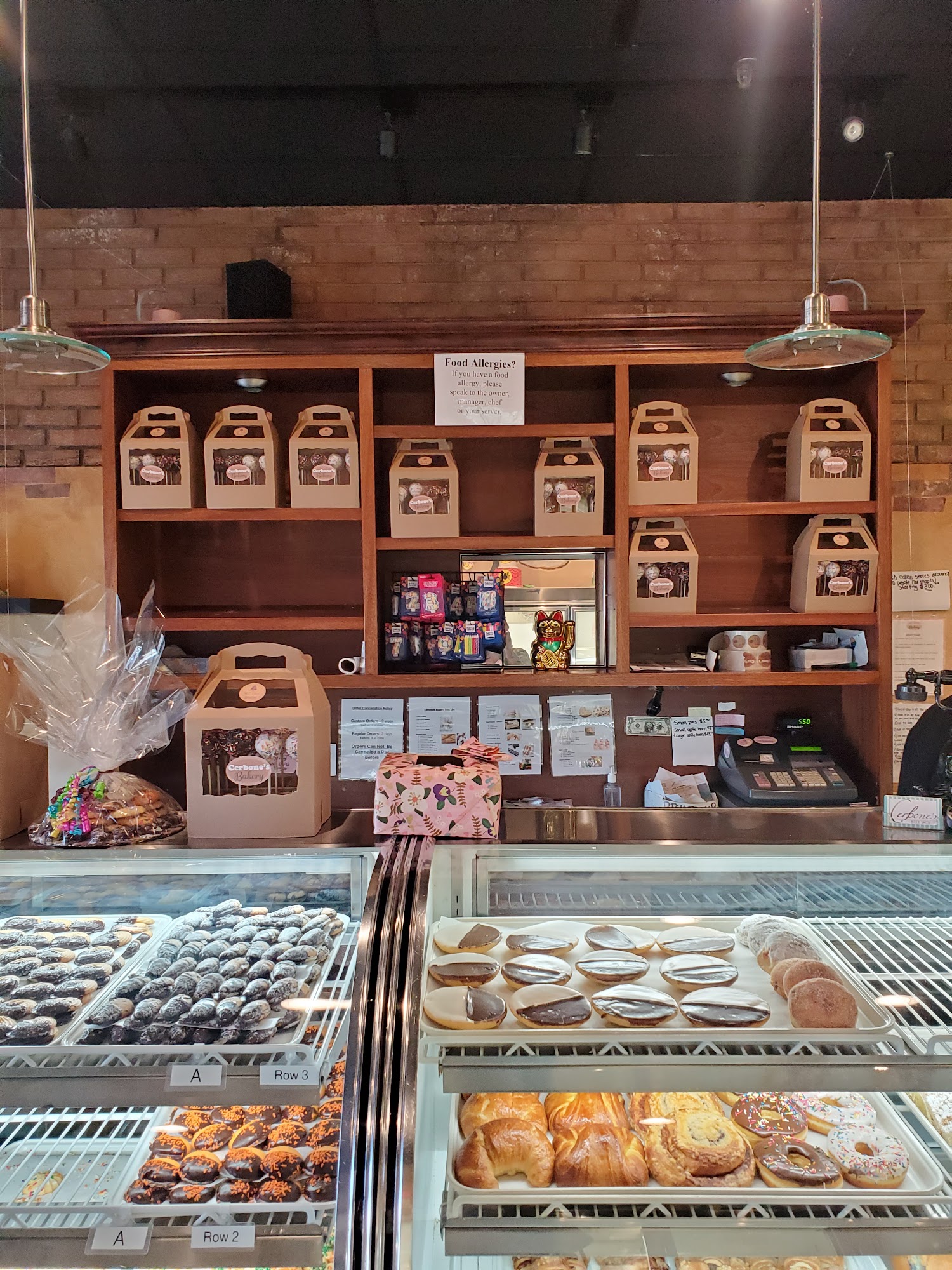 Cerbone's Bakery Menu