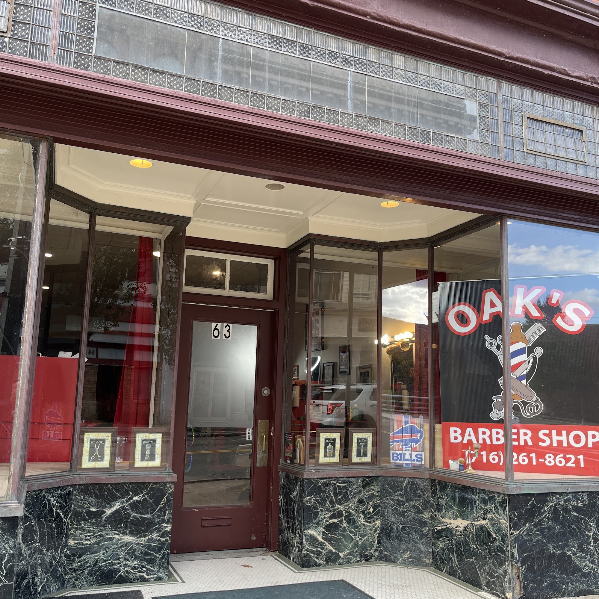 Oak's Barber Shop 63 Main St, Salamanca New York 14779