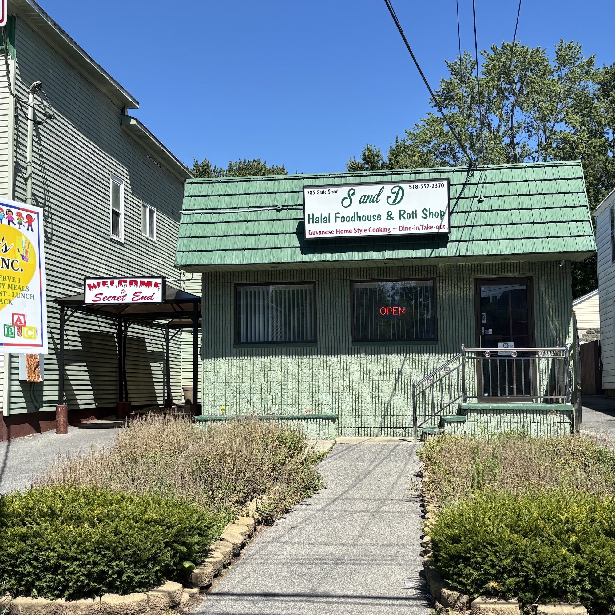 S and D Halal Foodhouse and Roti Shop 785 State St, Schenectady