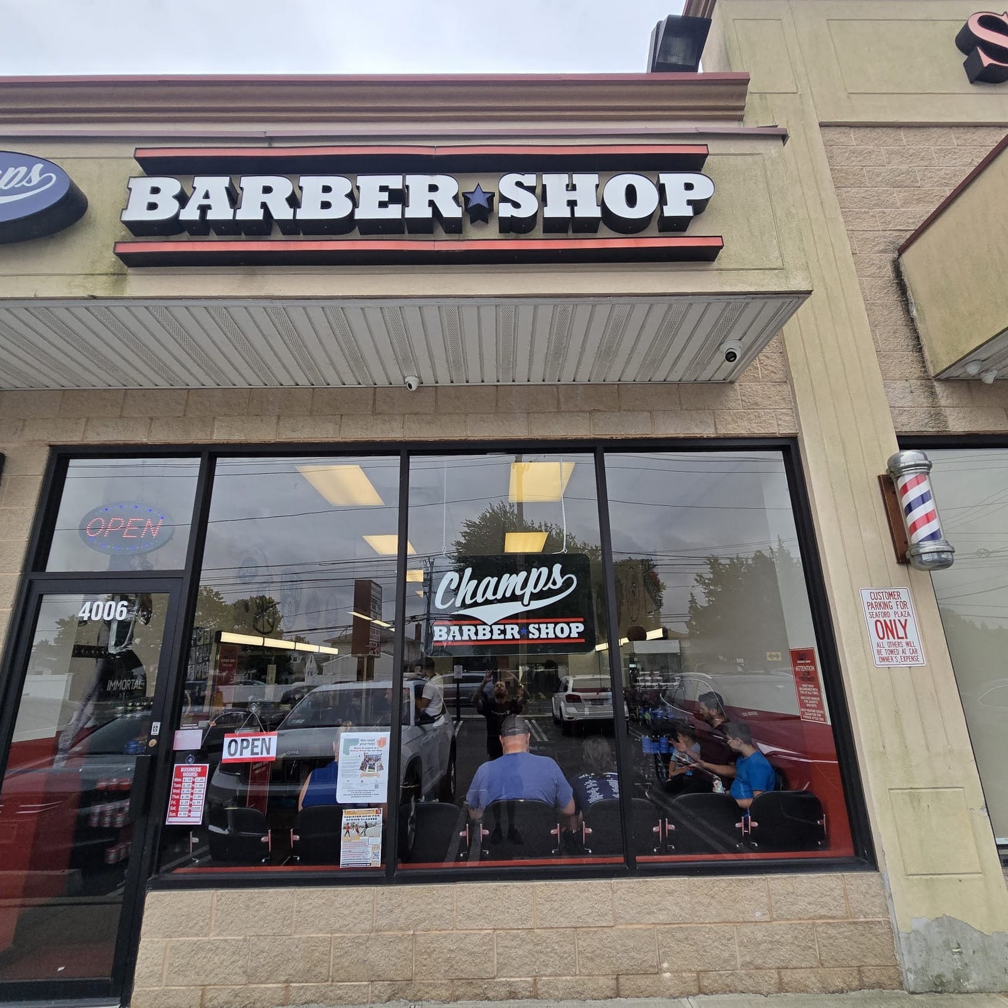 Champs Barbershop 4008 Jerusalem Ave, Seaford New York 11783