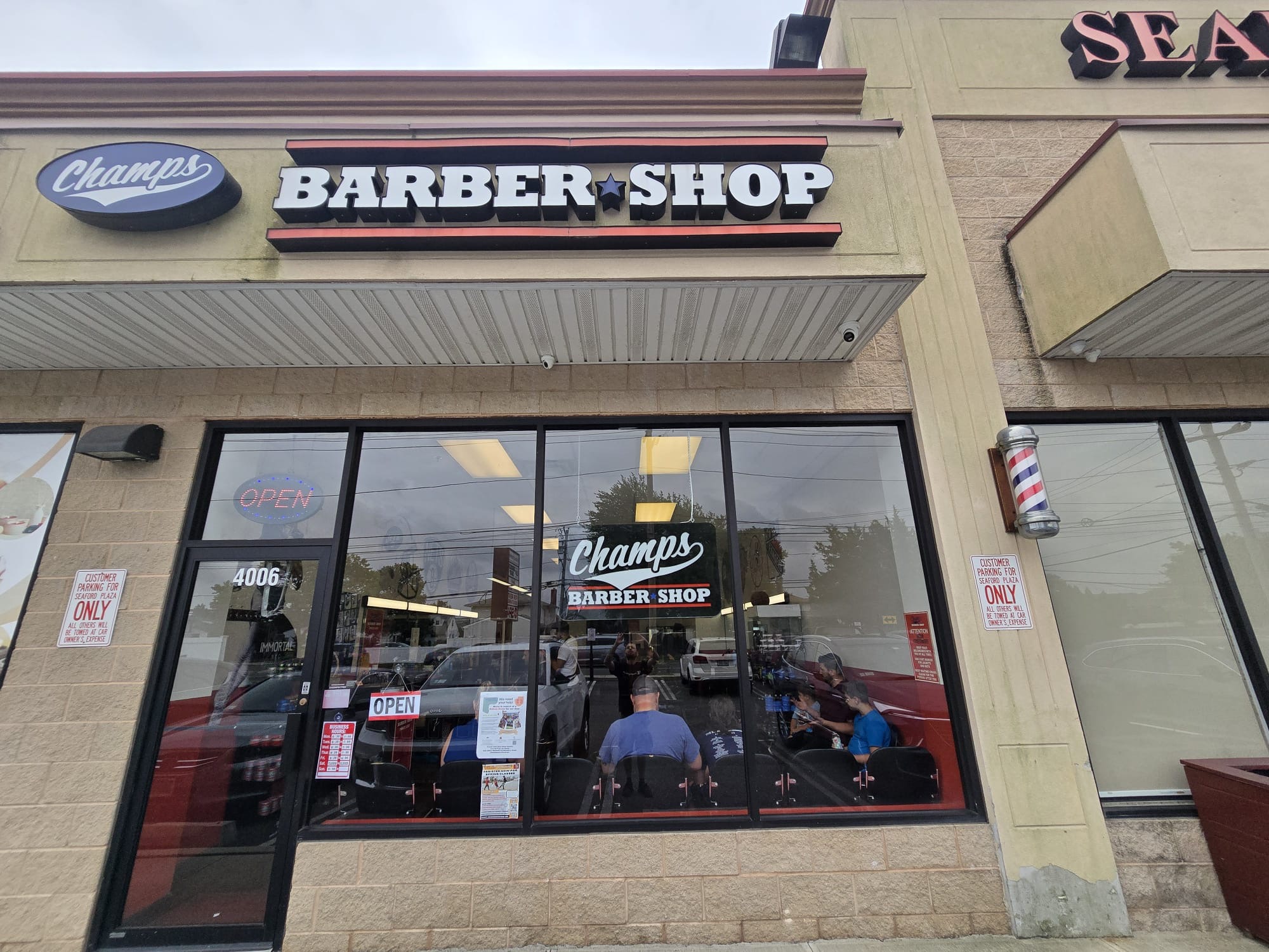Champs Barbershop 4008 Jerusalem Ave, Seaford New York 11783