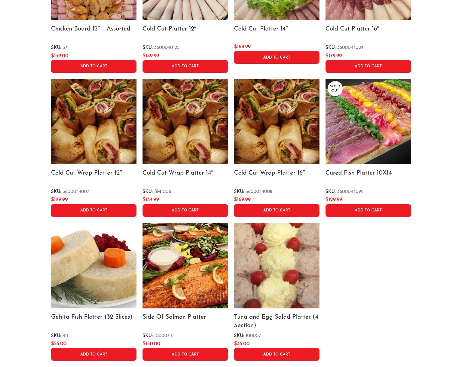 Boosur Meat & Deli Menu