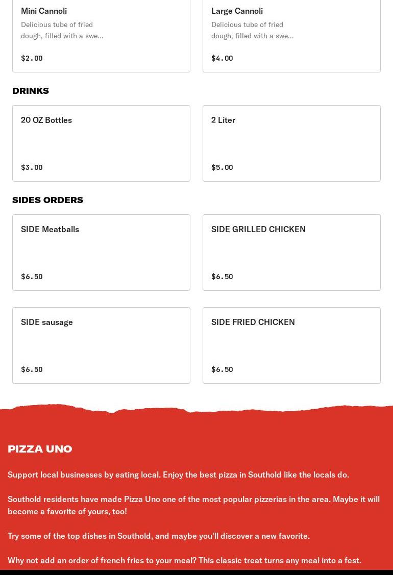 PIZZA UNO INC 46455 County Rd 48, Southold