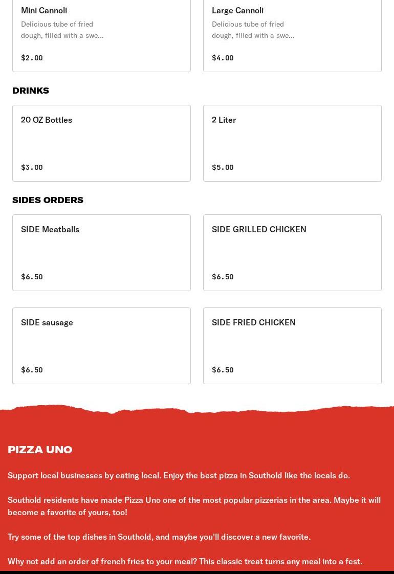PIZZA UNO INC 46455 County Rd 48, Southold