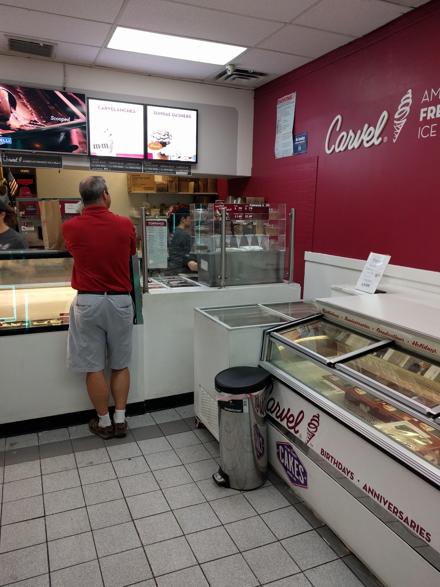 Carvel Menu