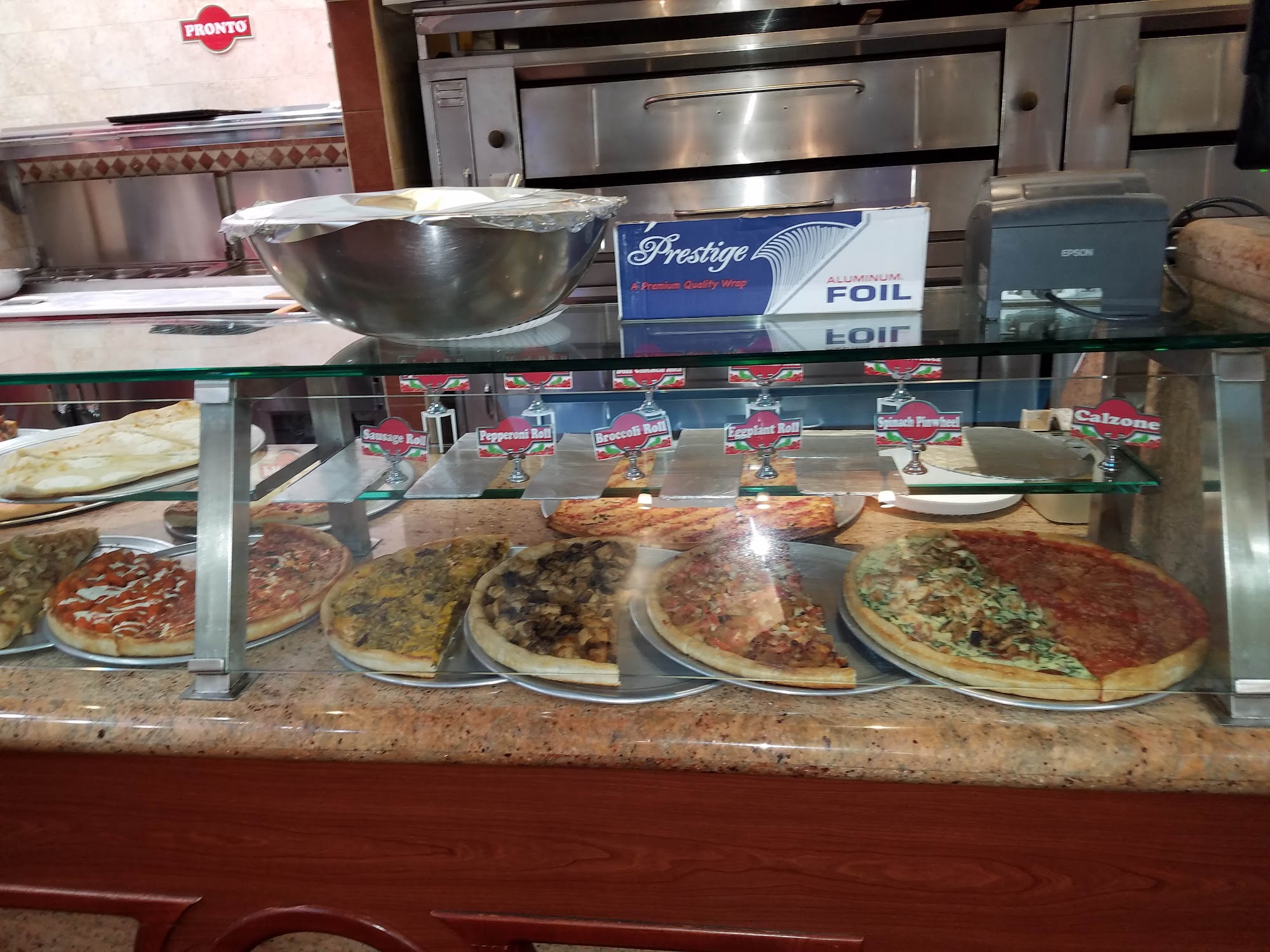Pronto Pizza Pasta Menu