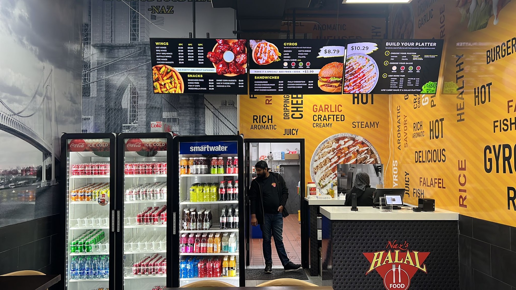 Naz's Halal Food - Northfield 451 Northfield Ave #7, Staten Island, NY 10303