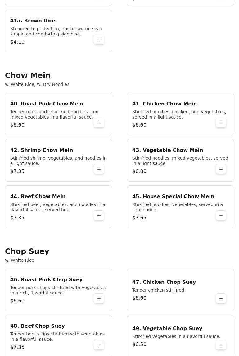 Yummy Chinese restaurant & sushi Inc Menu