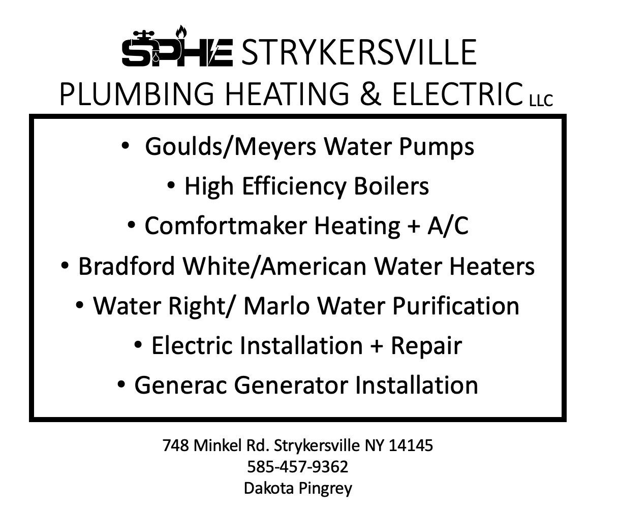 Strykersville Plumbing Heating 748 Minkel Rd, Strykersville New York 14145
