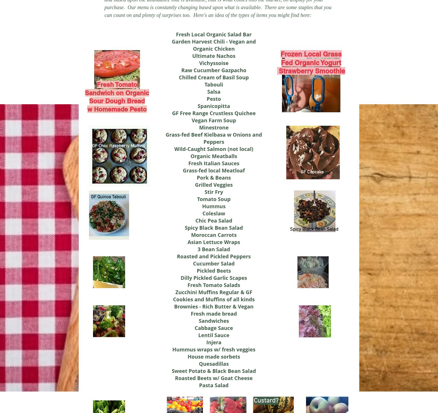 ADK Food Hub - Real Food Market And Eatery Menu