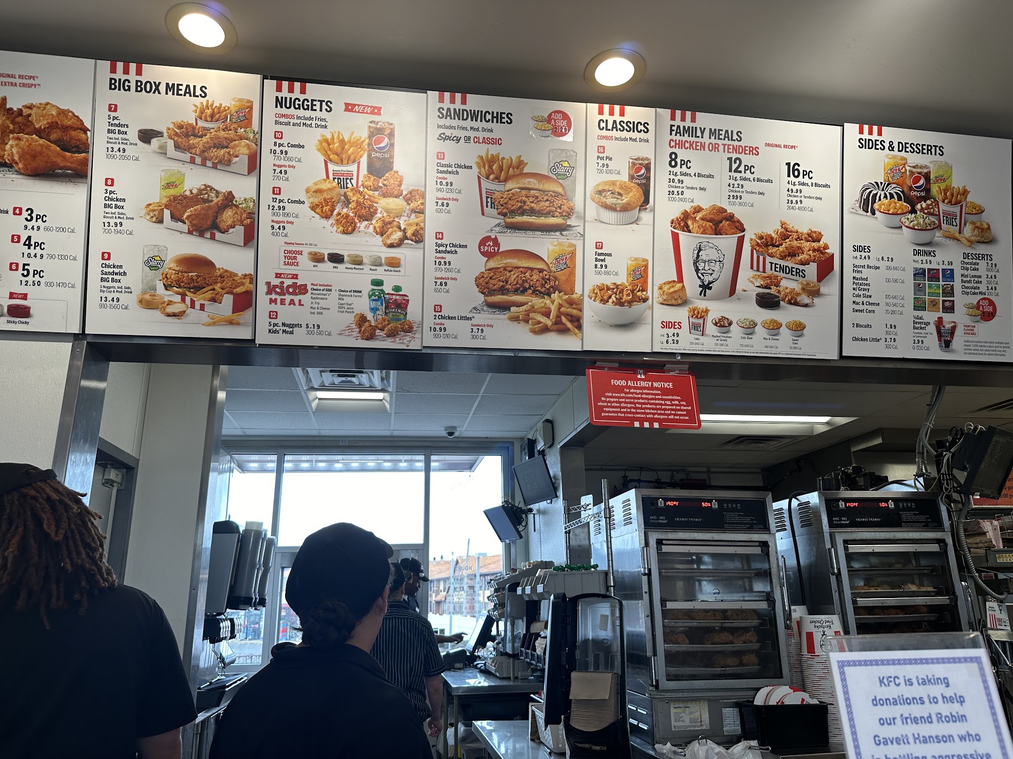 KFC Menu