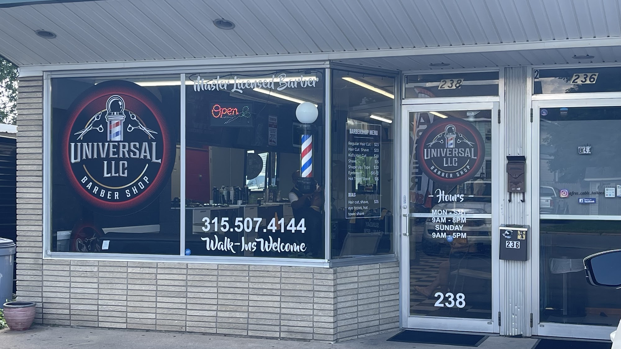 UNIVERSAL LLC BARBER SHOP 238 Roosevelt Dr, Utica New York 13502