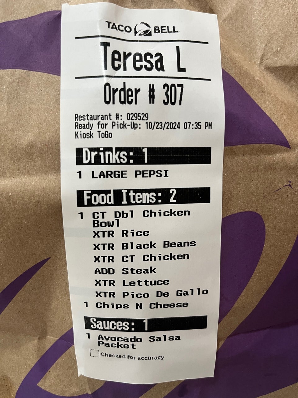 Taco Bell Menu
