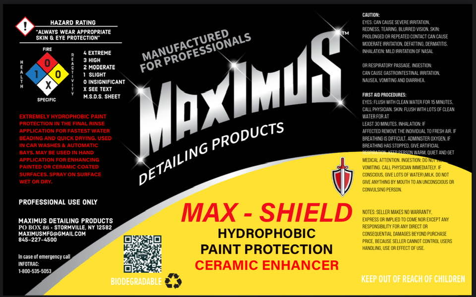Maximus Detailing Products