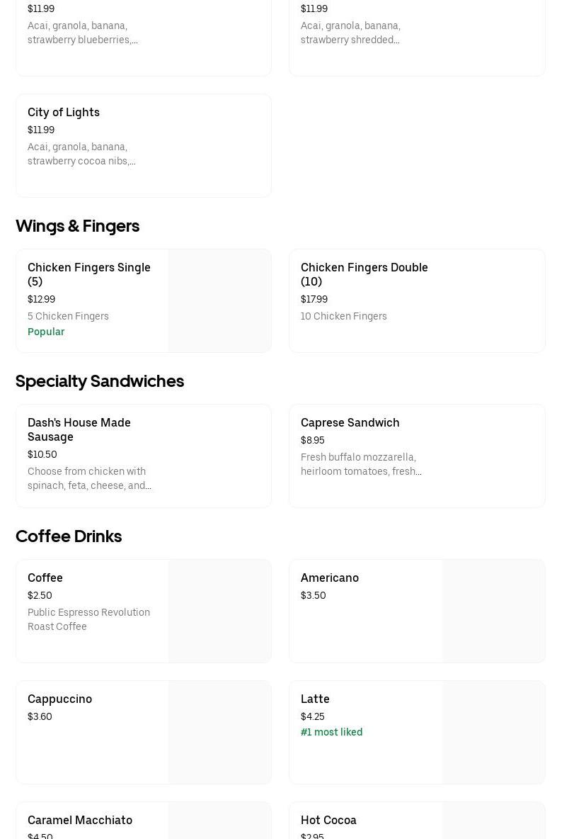 Marketside Café Menu