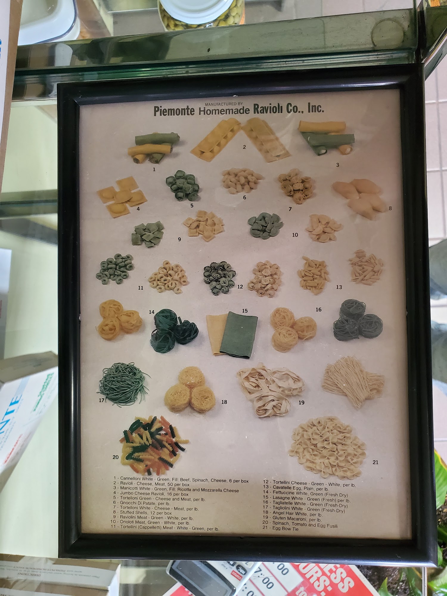 Piemonte Co Inc Menu