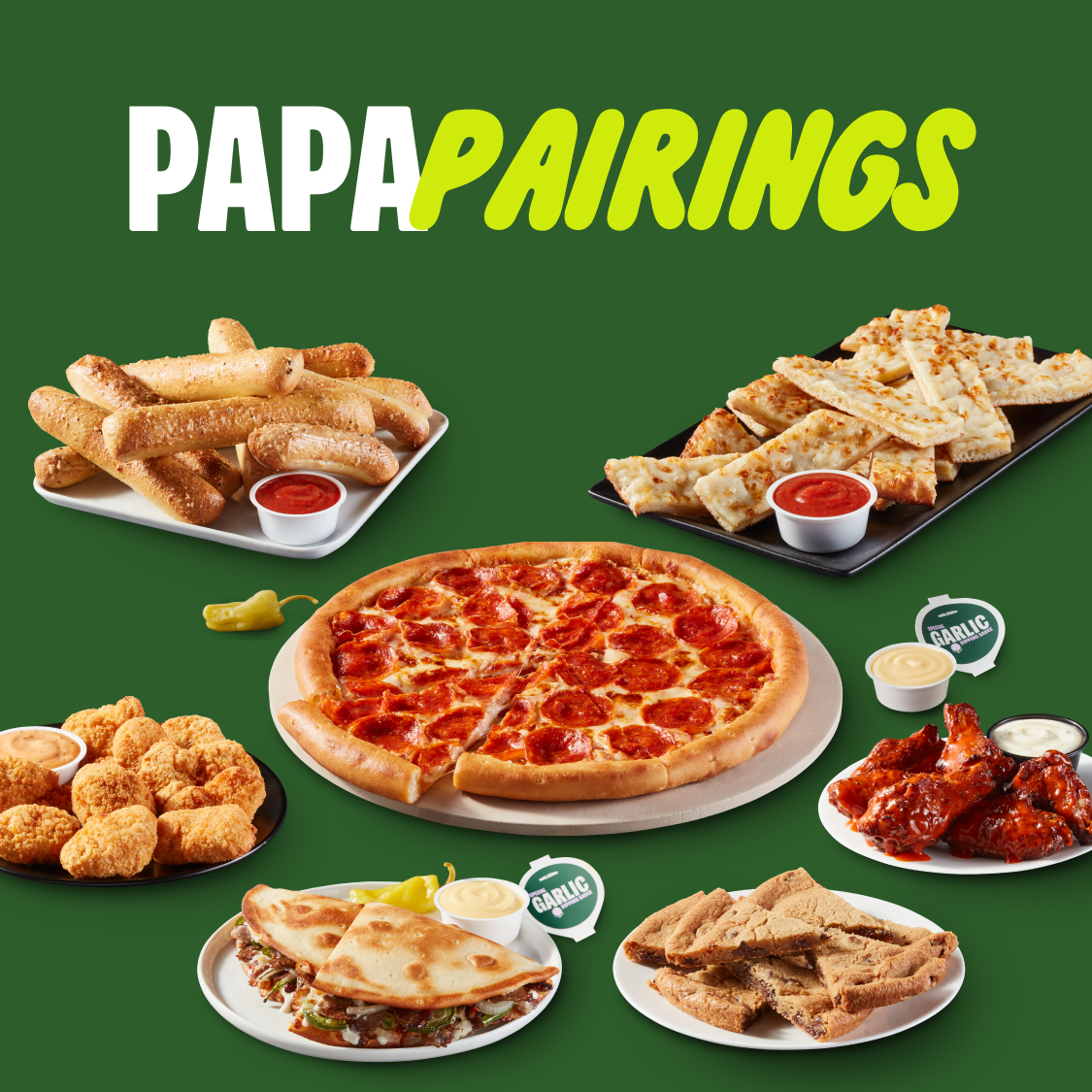 Papa Johns Pizza Menu