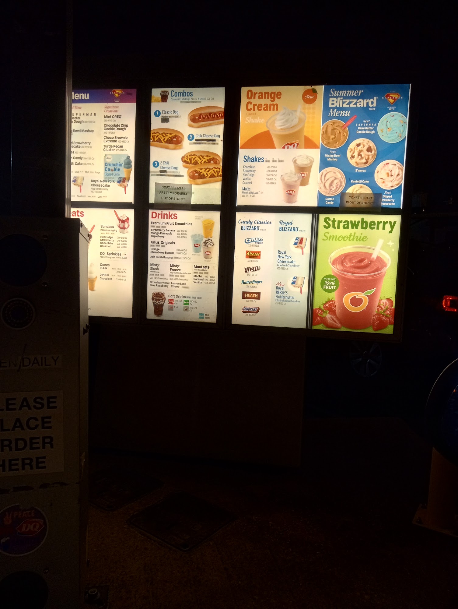 Dairy Queen (Treat) Menu