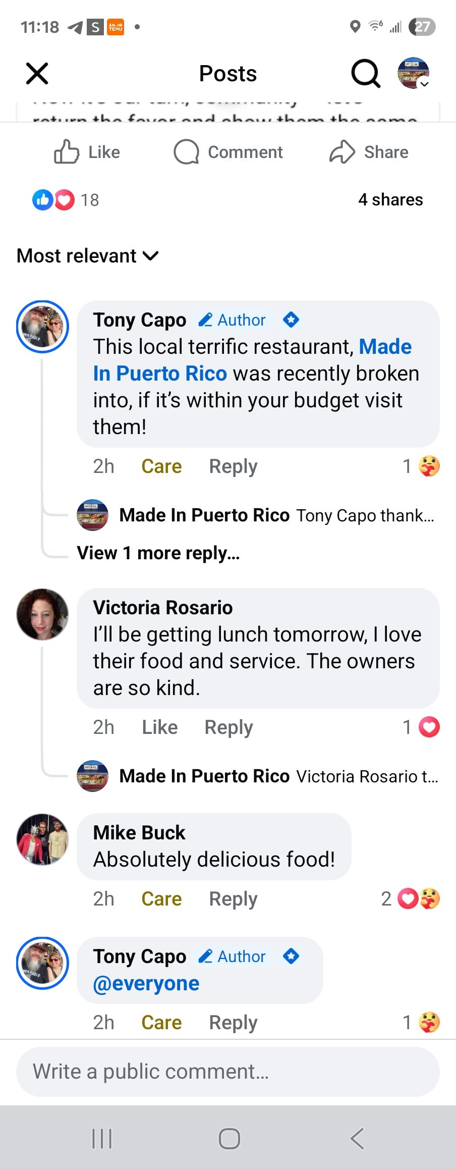 Photo credit: facebook