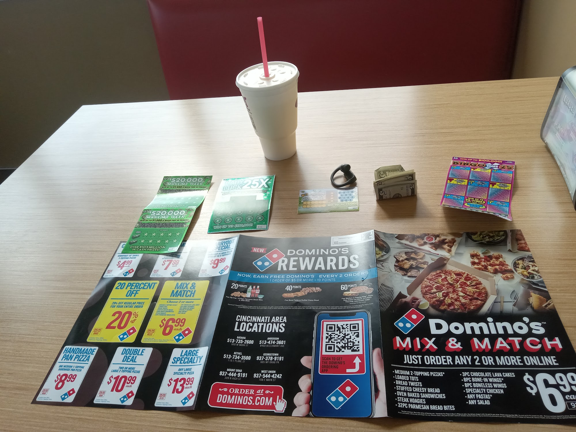 Domino's Pizza Menu