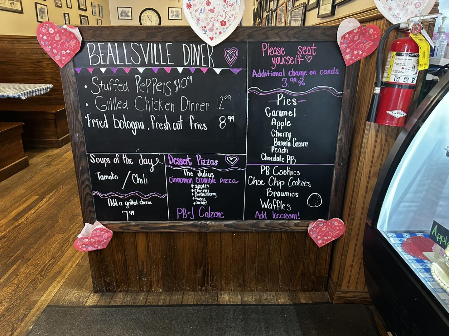 Beallsville Diner LLC Menu