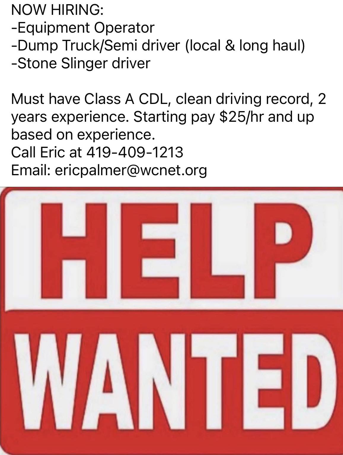 Eric Palmer Trucking & Excavating LTD