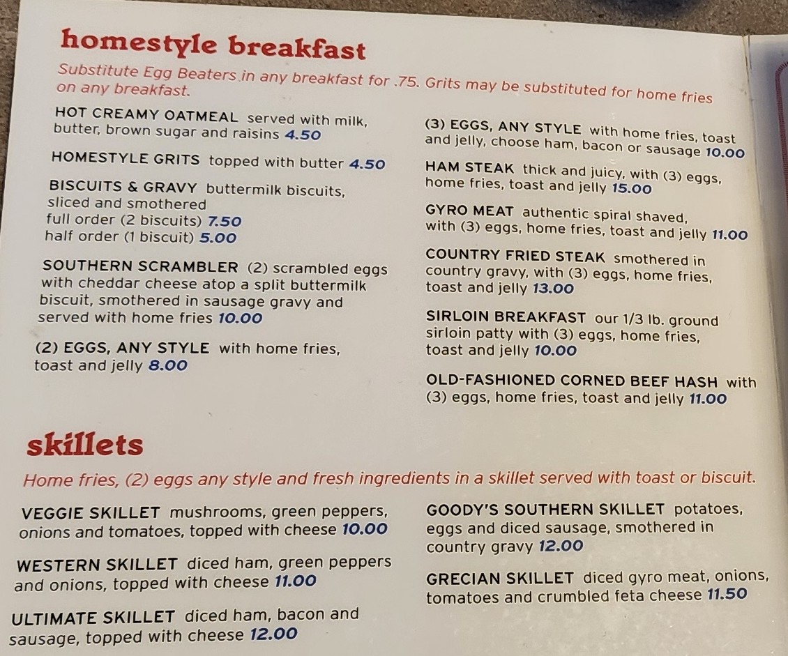 Goody's Family Restaurant Brook Park