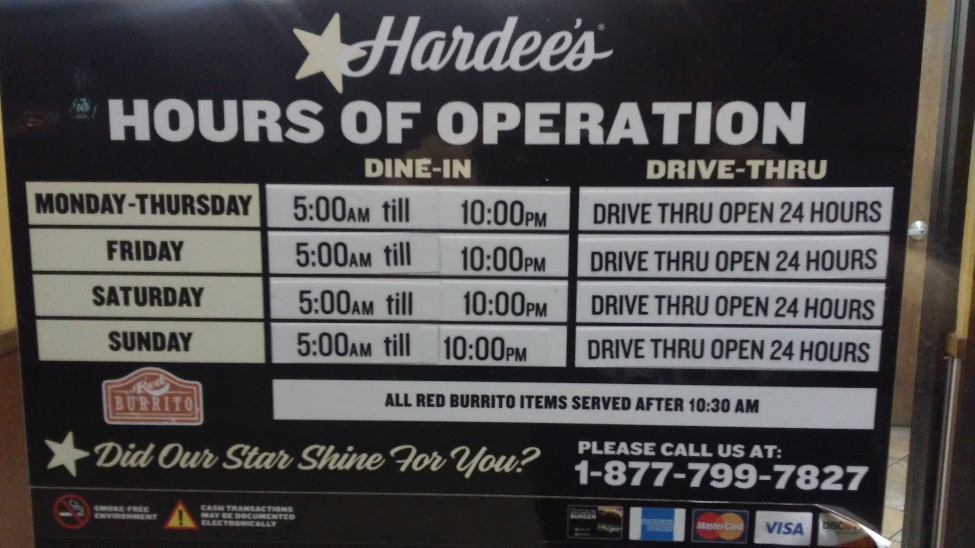 Hardee’s Menu