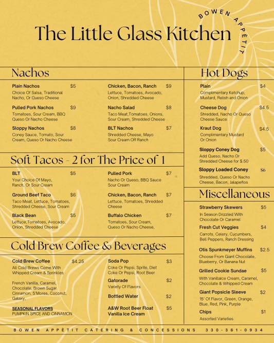 Gatsby's Pub South Menu