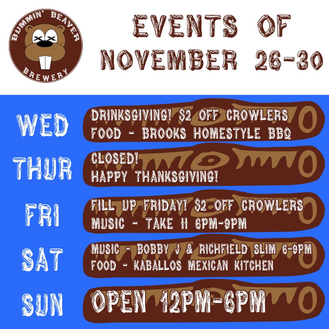 Bummin' Beaver Brewery Chagrin Falls