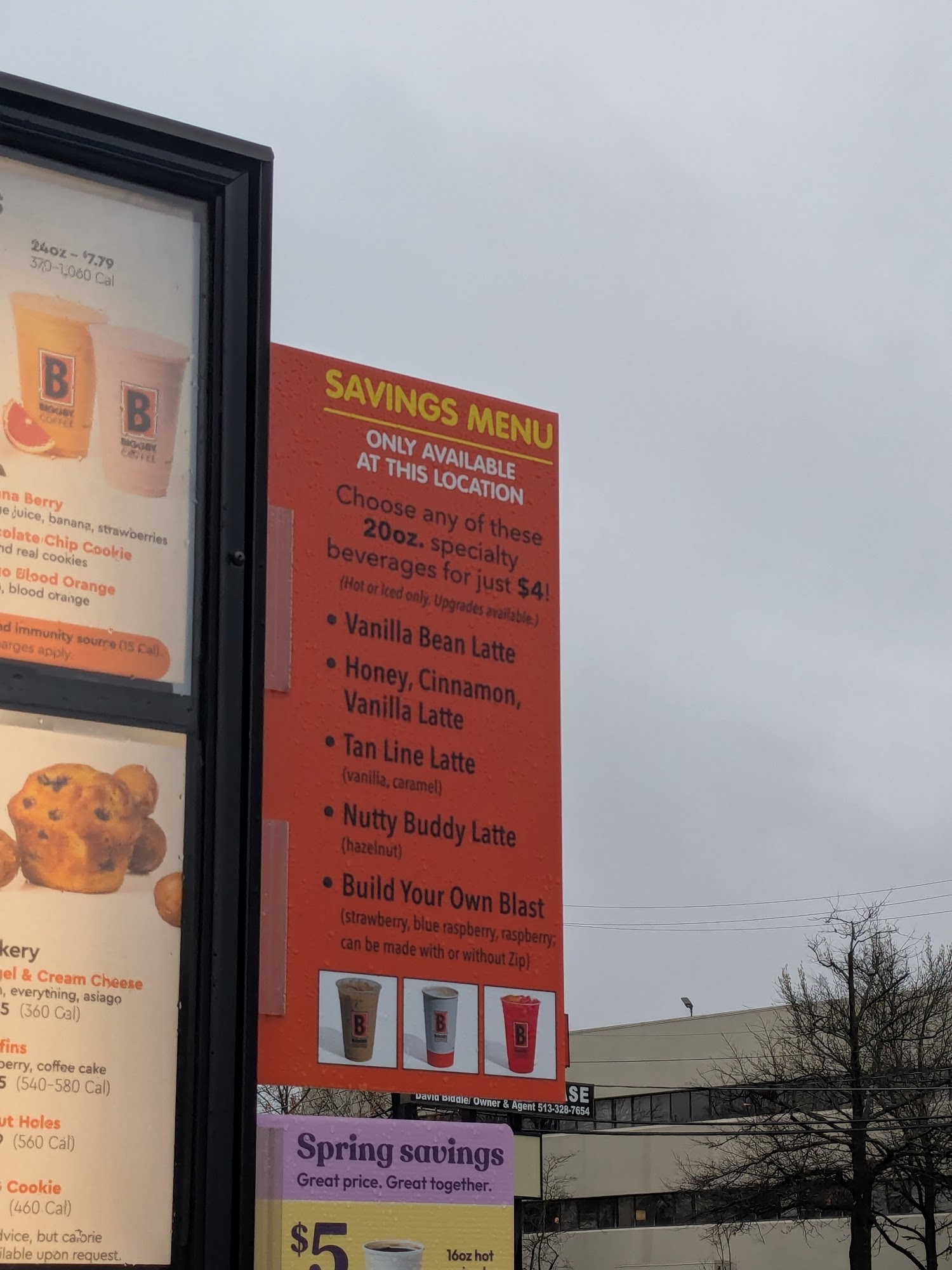 BIGGBY COFFEE Menu