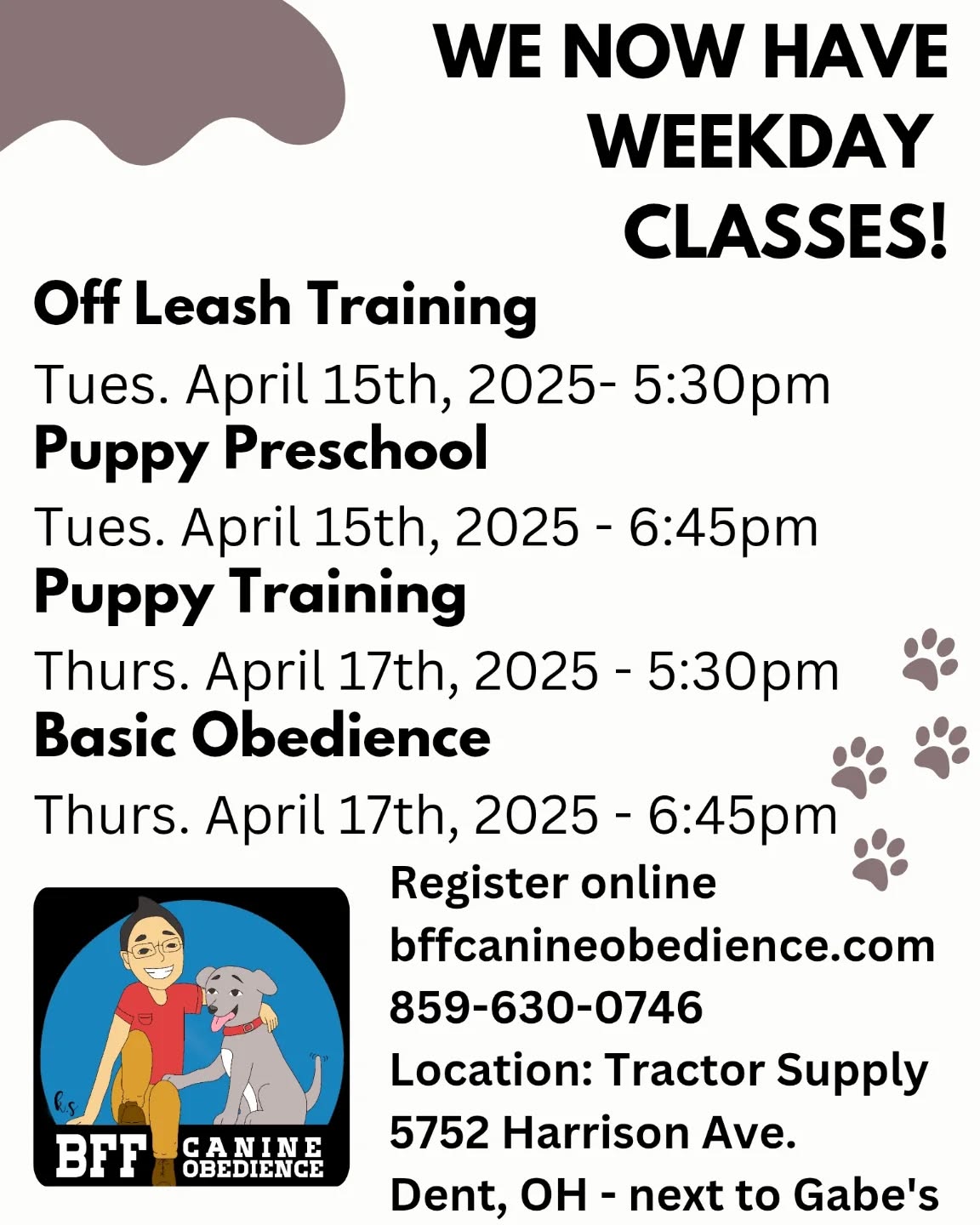 BFF Canine Obedience Cincinnati